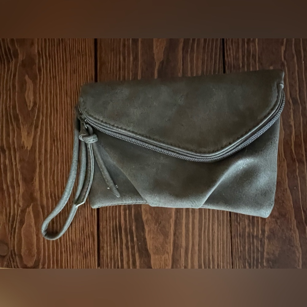 Elegant Gray Clutch Bag
